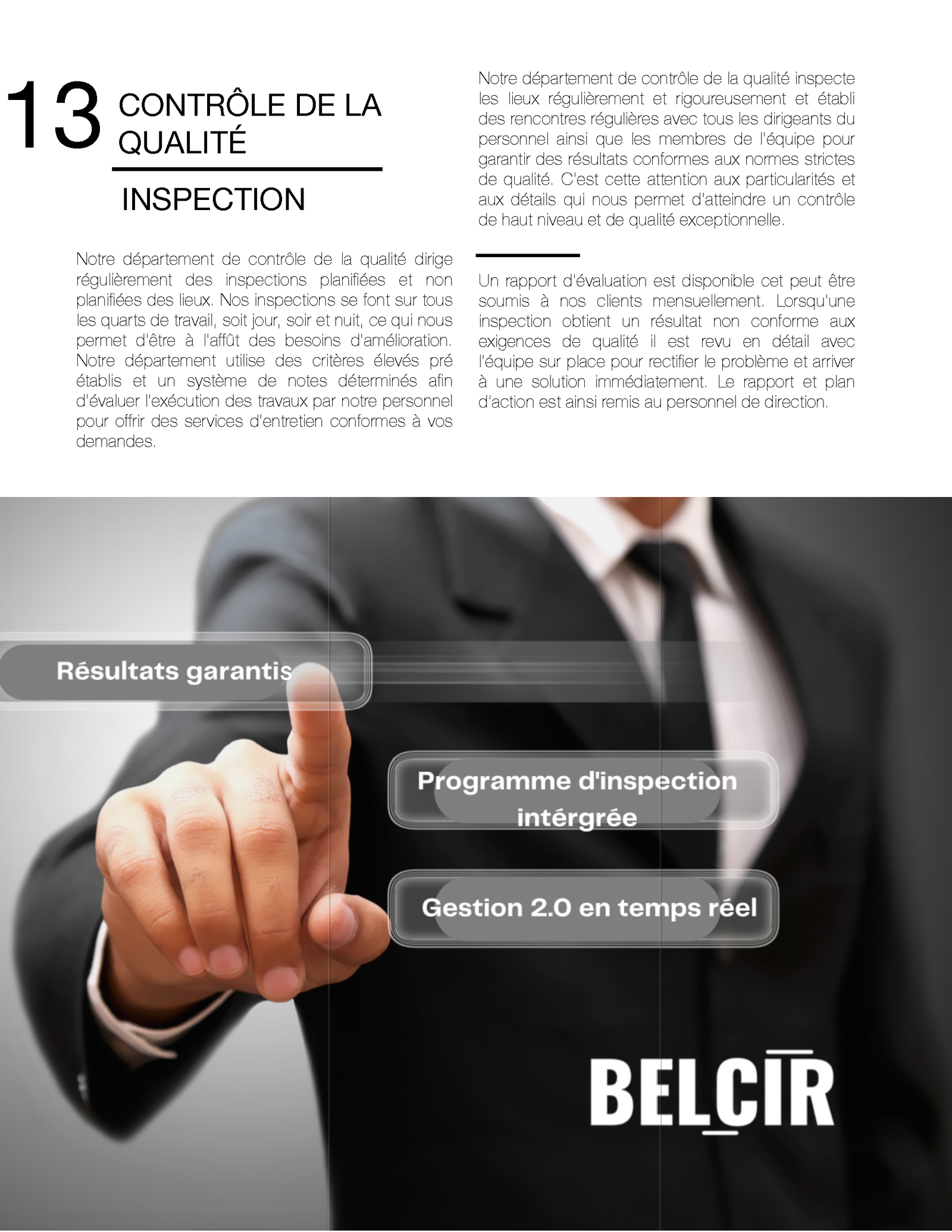 Quality controls spread